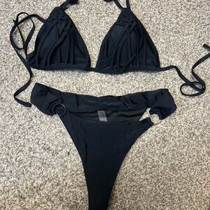 Elegant Black Women's Bikini Set